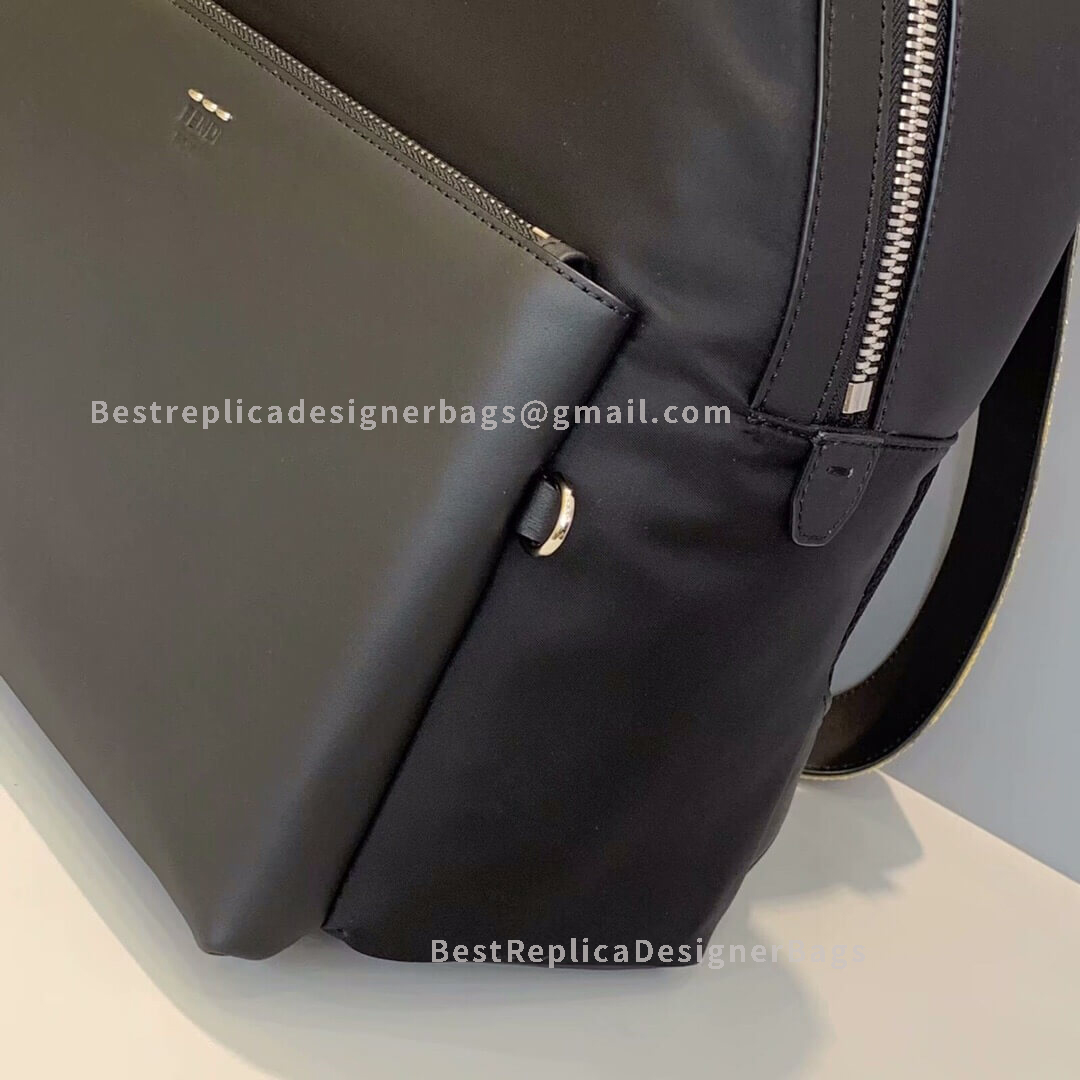 Fendi Black Nylon And Leather Backpack 2350 - Best Fendi Replica